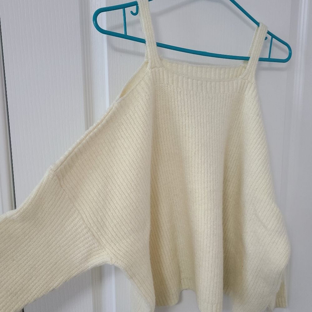 Off shoulder sweater